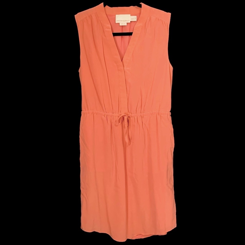 Cynthia Rowley 100% Silk Sleeveless Mini Dress